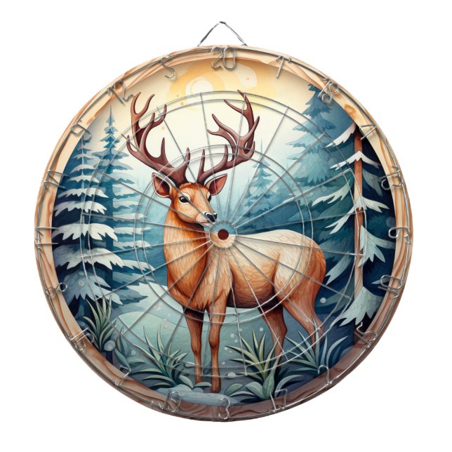 Diana Deer Stag Dartboard (Frente)