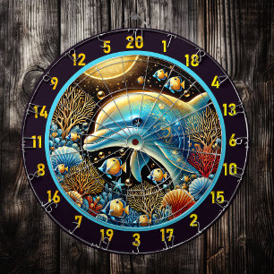 Diana Delphin Dance Coral Reef Dartboard