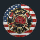 Diana Departamento de Bomberos y Rescate de Bomberos Per<br><div class="desc">NOMBRE DEL bombero Fuego Departamento de Bomberos de EE.UU. Diseño de la bandera - Emblema con casco rojo y hacha. Personalizar con su nombre,  número de estación/departamento y ubicación.</div>