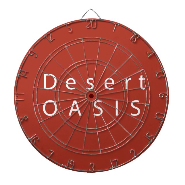 Diana Desert OASIS Metalizado Cage Dartboard (Frente)