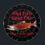 Diana Después de Salmon - Alto a la mina de guijarros<br><div class="desc">Después de que el Salmón se haya ido, ¿qué comeremos? Representación de un Salmón sokeye en su fase de desove rojo y texto que dice "Pescado rojo" "Pescado muerto" "Mina de paro de pepitas". Donaré una gran parte de cualquier producto de la venta de este producto a las organizaciones que...</div>