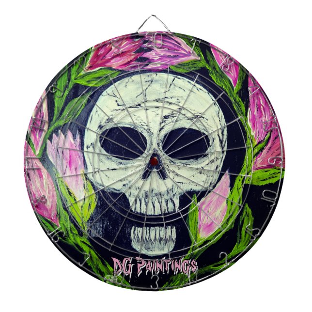 Diana DG Paintings Skull Flower  (Frente)
