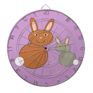 Diana Día de la Madre Bunnies Dart Board