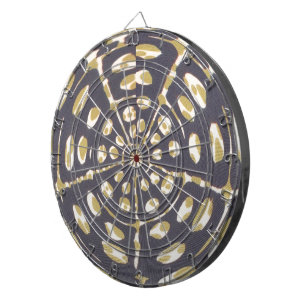 Diana Dibujo de patrón radial de polka verde oliva Impri