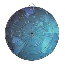 Diana Digital Dot World Map Gradient Art