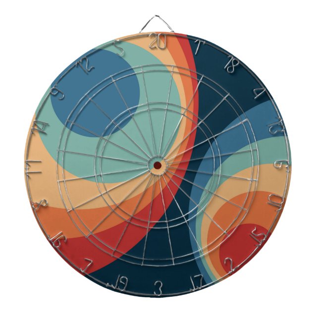 Diana Diseño de círculos retro coloridos (Frente)