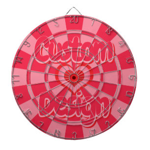 Diana Diseño de corazón rosa y rojo rubí con texto perso