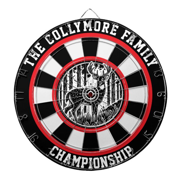 Diana Diseño de destino forestal de ciervos anclados (Frente)