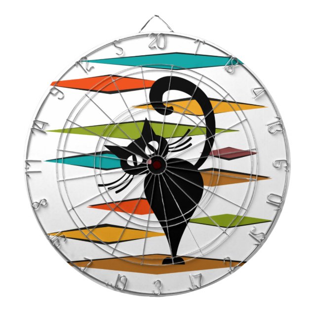 Diana Diseño de gato negro de Mid Century (Frente)