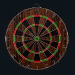 Diana Diseño de madera oscuro<br><div class="desc">Diseño del Dartboard con la mirada de la madera oscura.</div>