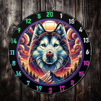 Diana Diseño de pared de Husky Vista en negrita