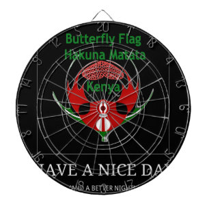 Diana Diseño Escudo keniano: Bandera de mariposa.