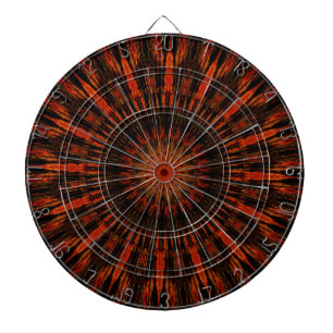 Diana Diseño rojo kaleidoscópico del Naranja negro