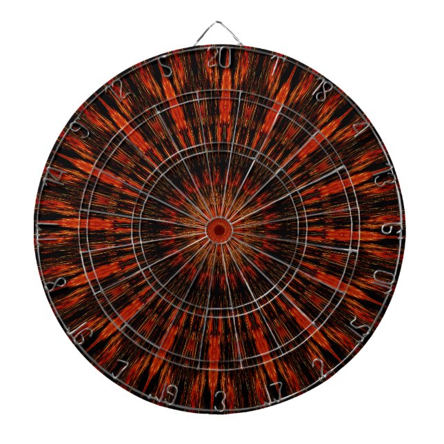 Diana Diseño rojo kaleidoscópico del Naranja negro (Frente)