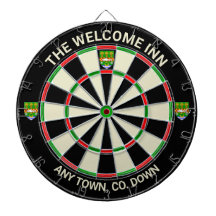 Distrito de Irish Down Ireland Dartboard