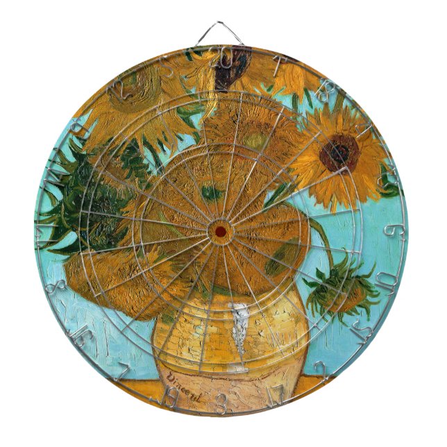 Diana Doce girasoles en una bolsa (pintura de vida fija) (Frente)