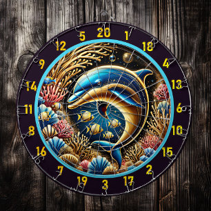 Diana Dolphin Dreams Coral Reef Dartboard