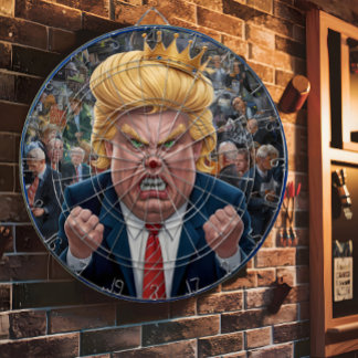 Diana Donald Trump el rey de los dardos