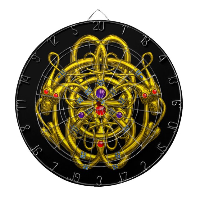 Diana DRAGONES DORADOS, Negro (Frente)