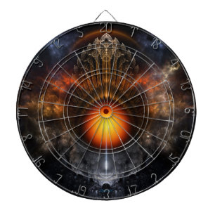 Diana Dream Orb Fractal Art Dart Board