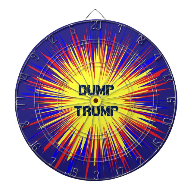 Diana Dump Trump Dartboard (Frente)