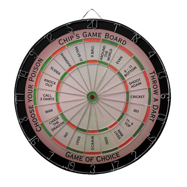 Diana Easy Text Personal Regulation Dart Board (Frente)