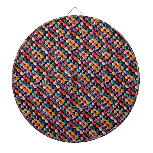 Diana Eightball Los Colores, Cartón Con Dardos (Frente)