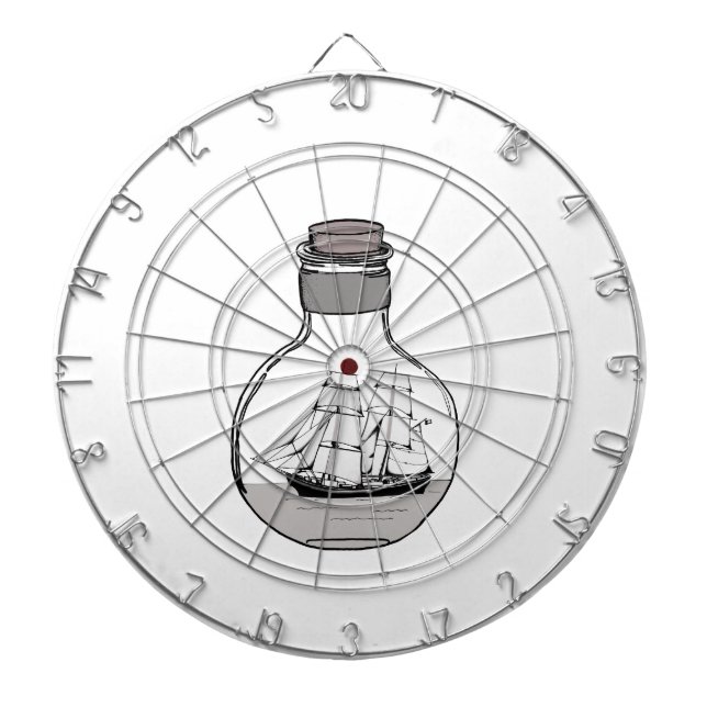 Diana El barco en la bombilla de vidrio (Frente)