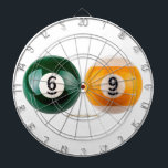 Diana El billar duro 69 de SlipperyJoe con una bola de b<br><div class="desc">SlipperyJoe's 69 mesa de billar dos bolas de billar idea divertida bola verde sólido brillante bola rayada blanca de rayas amarillas bola de círculo blanco número seis número nueve LGBTQIA artístico orgullo gay regalos estilo americano ocho bolas y nueve bolas resistencia a la resistencia arañazos de resina fenólica hecha</div>