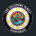 Diana El cocodrilo en el diseño del lago objetivo<br><div class="desc">Explore este impactante diseño circular con un audaz cocodrilo blanco y negro en un lago,  enmarcado con precisión y un overlay objetivo. ¡Ideal para los amantes de la naturaleza y del arte táctico!</div>