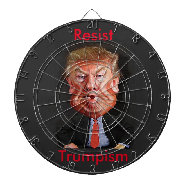 Diana el funcionario se opone al dartboard del trumpism (Frente)