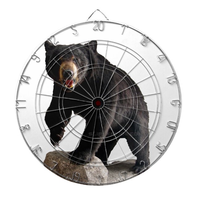 Diana El oso negro de SlipperyJoe de piel oscura gruesa  (Frente)