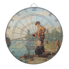 Diana El pescador (pesca al aire libre) (enredo) (río)