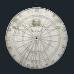 Diana El vitruviano de Leonardo da Vinci<br><div class="desc">Vitruvian Man, c. 1487 de Leonardo da Vinci (1452-1519) es un retrato de arte de la época del Renacimiento vintage. Dibujo con cuerpo anatómico humano de una figura masculina en dos posiciones superpuestas con sus brazos y piernas separados y simultáneamente inscrito en un círculo y cuadrado. Un gran diseño para...</div>