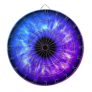 Diana Electric Blue and Purple Eyeball Dart