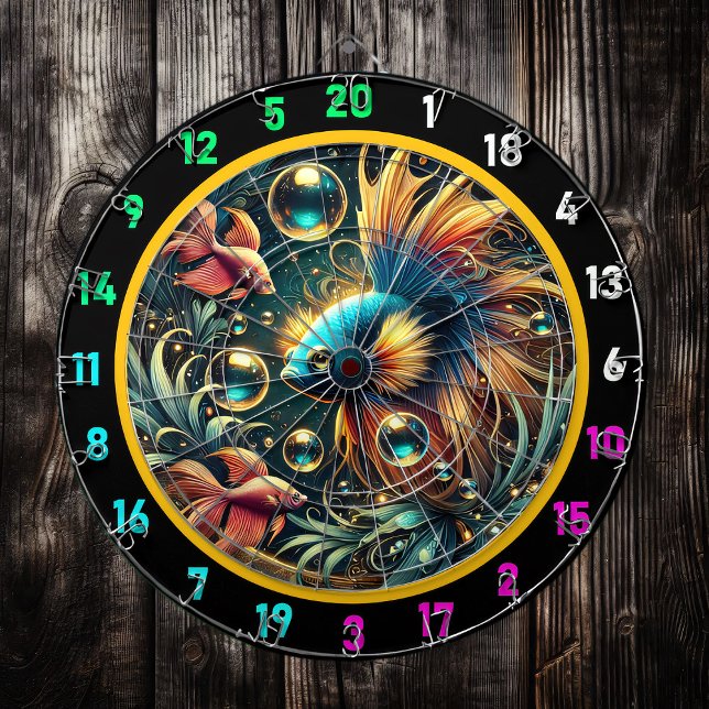 Diana Elegancia tropical Diseño Betta Dartboard (Subido por el creador)