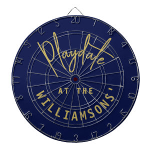 Diana Elegante azul marino dorado minimalista personaliz
