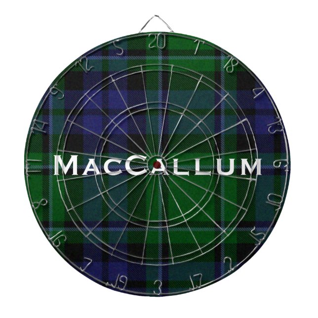 Diana Elegante Blue & Green MacCallum Tartan Plaid (Frente)