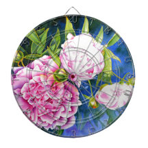 Elegante color de agua clásico blanco rosa floral