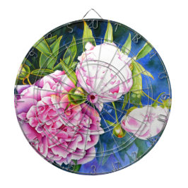 Diana Elegante color de agua clásico blanco rosa floral