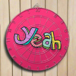 Diana Elegante Guay Colorful "Yeah" Audaz Diversión Depo<br><div class="desc">Actualice su sala de juegos con nuestro elegante Guay "Yeah" Bold Pink Sports Dart Board. Con colores rosados vibrantes y un diseño audaz de "Sí",  este dardo añade estilo y estilo a tu espacio de juego.</div>