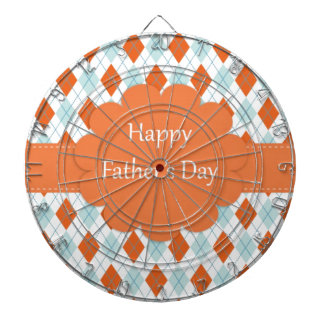 Diana Elegante Naranja Argyle Pattern Dad