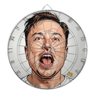 Diana Elon Musk Dartboard – Take Your Best Shot!