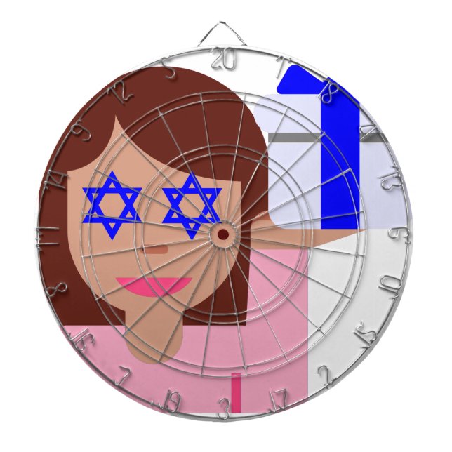 Diana emoji de giro de pelo de chanukkah (Frente)