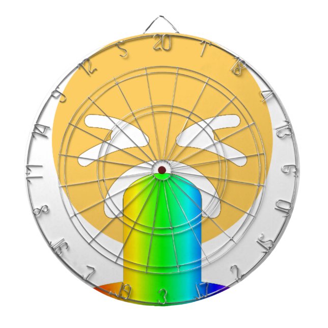 Diana emoji de puke arco iris (Frente)