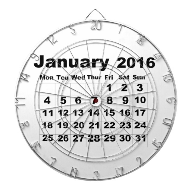 Diana En enero de 2016 calendario (Frente)