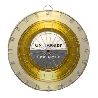 Diana En la blanco para el oro - un Dartboard de