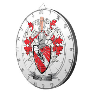 Diana Escudo de armas del escudo de la familia de Davies