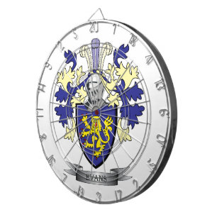 Diana Escudo de armas del escudo de la familia de Evans