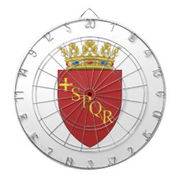 Diana Escudo romano de armas (SPQR) (Roma, Italia)